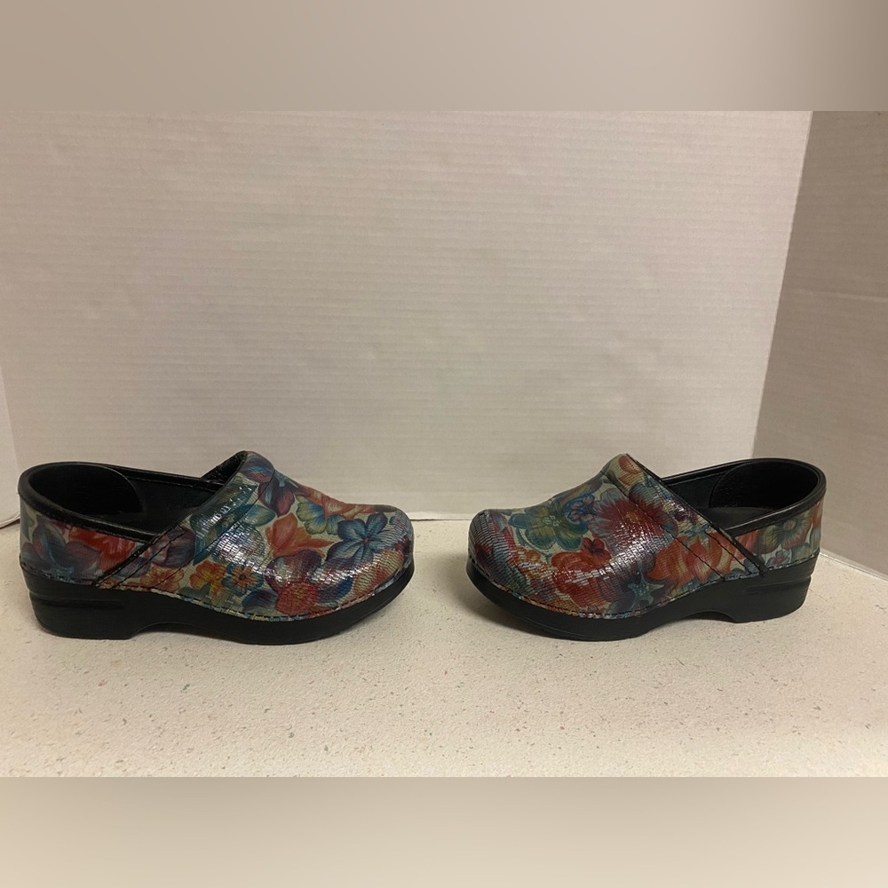 Dansko Women's Exotic Floral Printed Professional Clogs